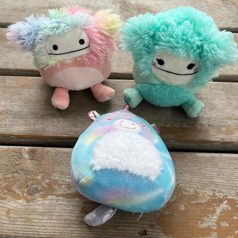 Squishmallows Small Lot - 3 Count - 5 Inches